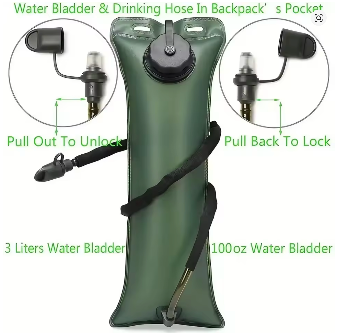 Sac d'hydratation 3L