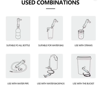 Filtre à eau survie