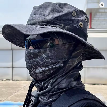 Chapeau + cagoule tactique