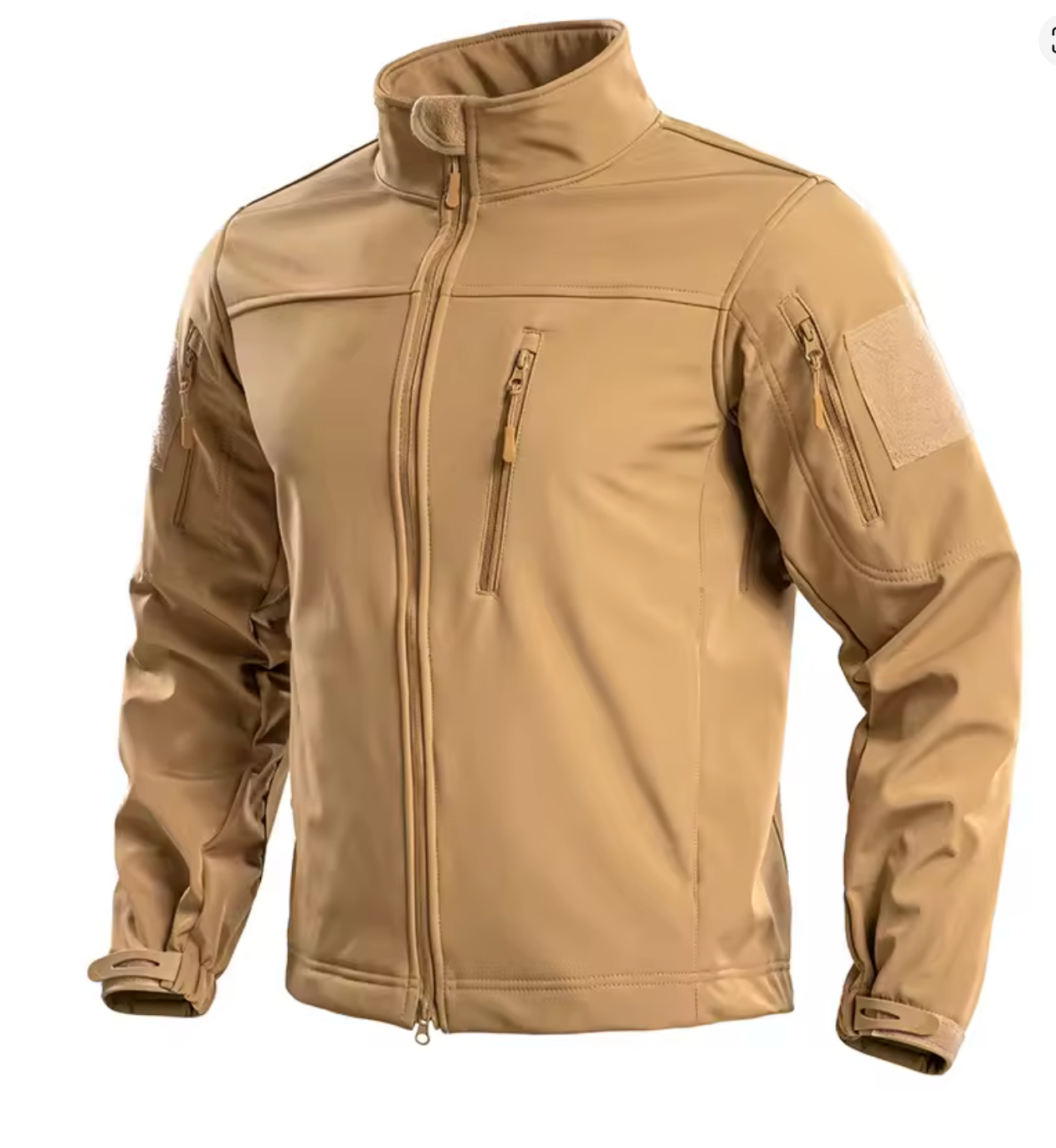 Veste militaire col montant