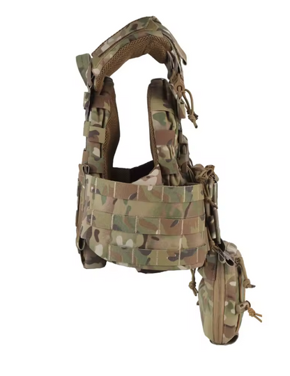 Gilet tactique porte-plaques — Camouflage Multicam