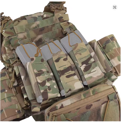 Gilet tactique porte-plaques — Camouflage Multicam