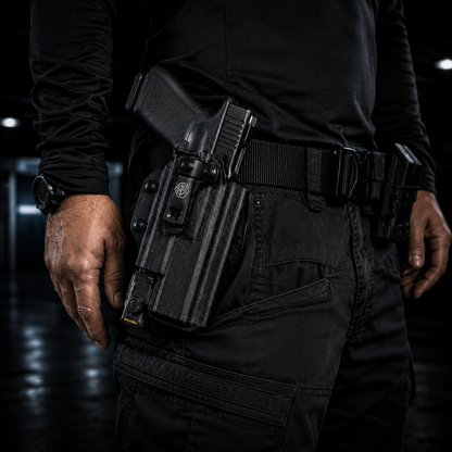 Holster rigide Glock + lampe