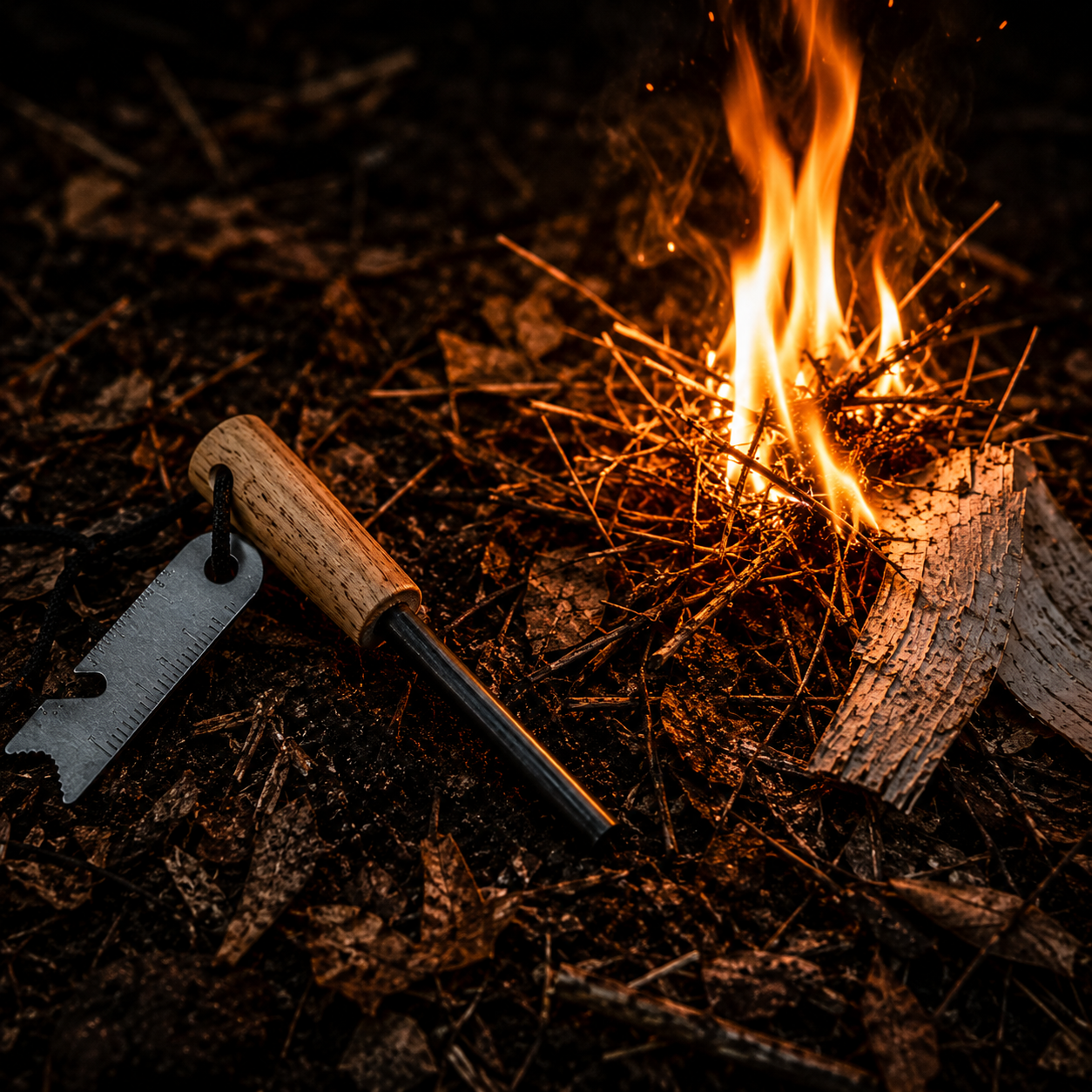 Pierre à feu — Kit survie