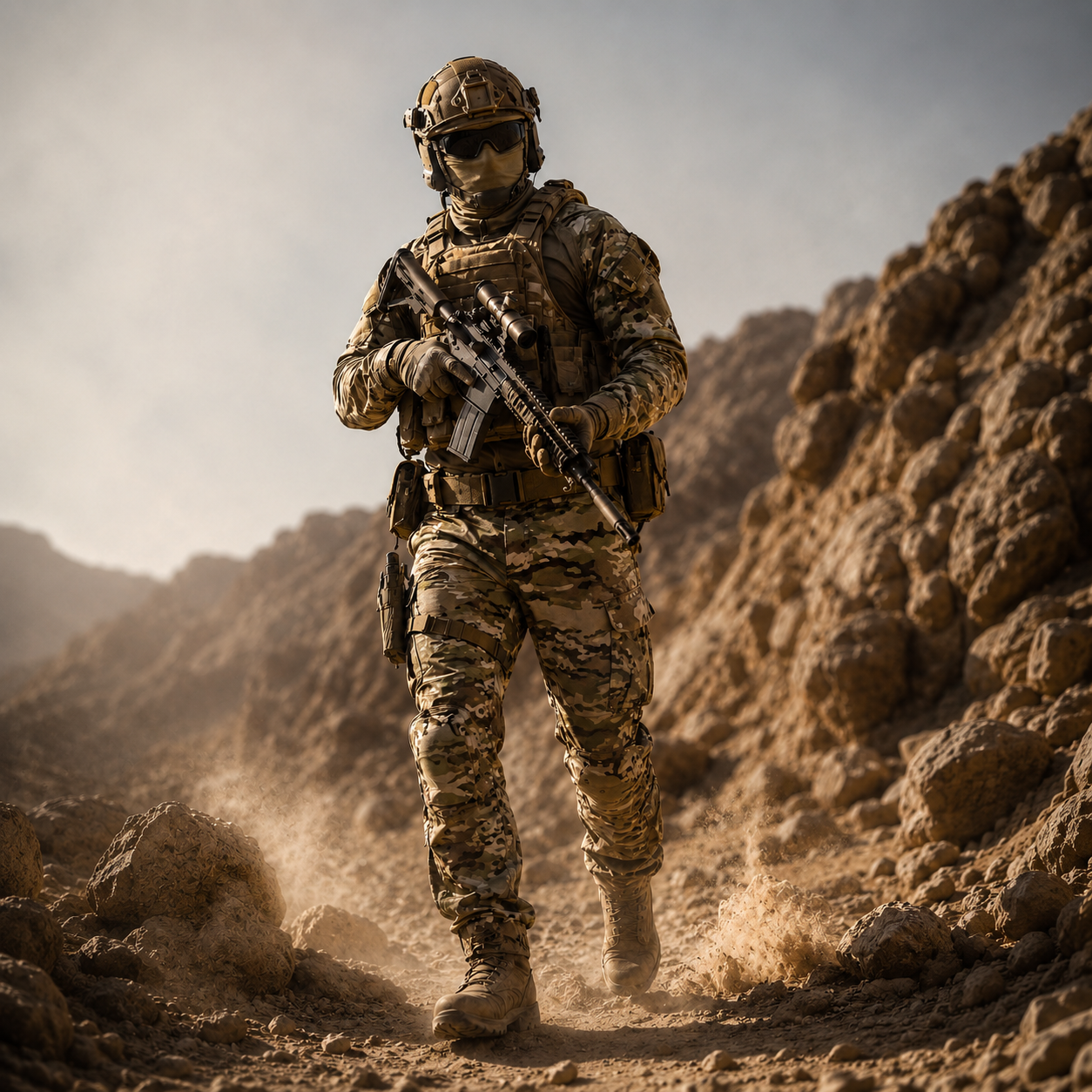 Uniforme camouflage désert