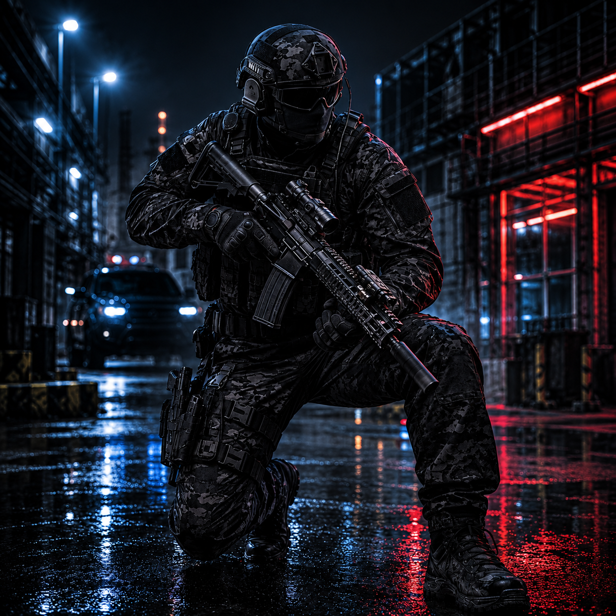 Uniforme camouflage urbain